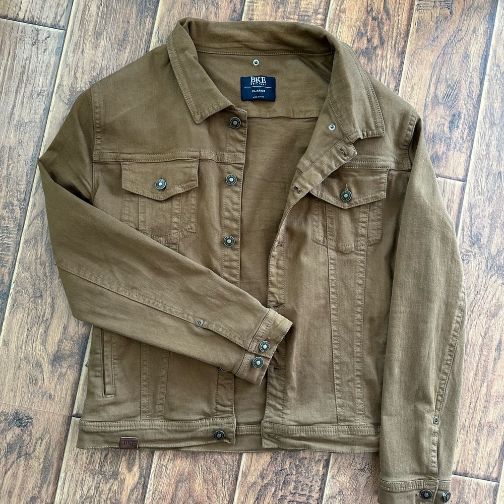 BKE Tan Denim Jacket for Men